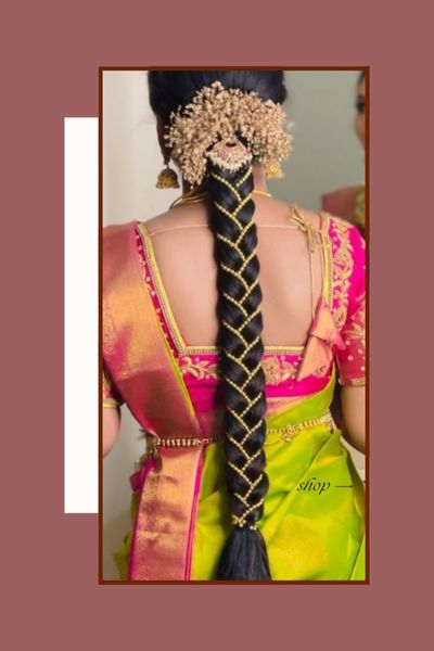 Traditional Hair Style Girl for Wedding